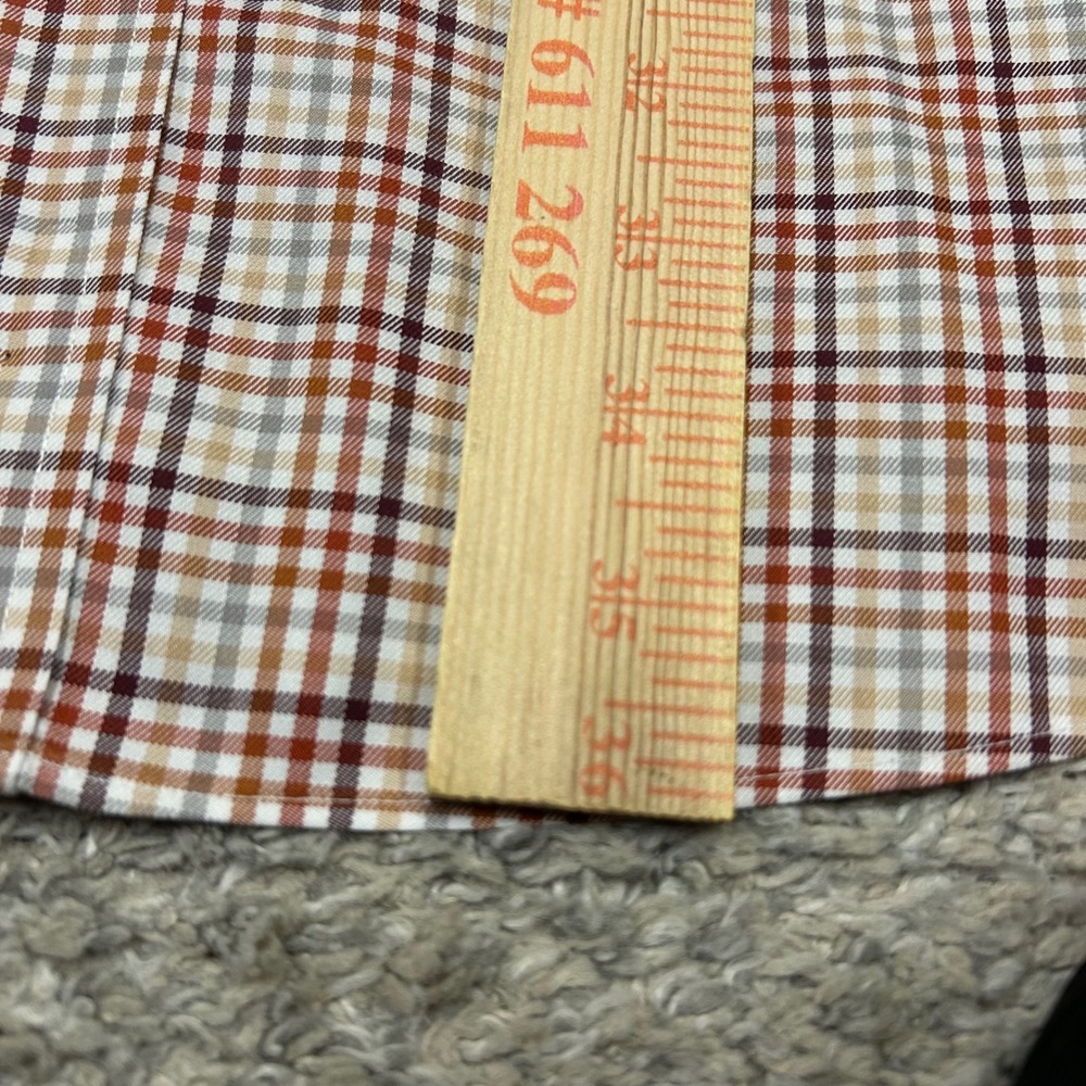 Brooks Brothers Button Down Shirt 4XL Plaid Non-Iron Supima Cotton Long Sleve - Picture 3 of 7